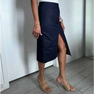 Denim Pencil Skirt